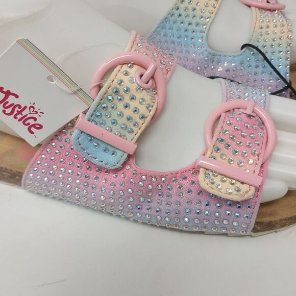 Justice Sandals. Young Girls. Size 4. - Picture 6 of 16